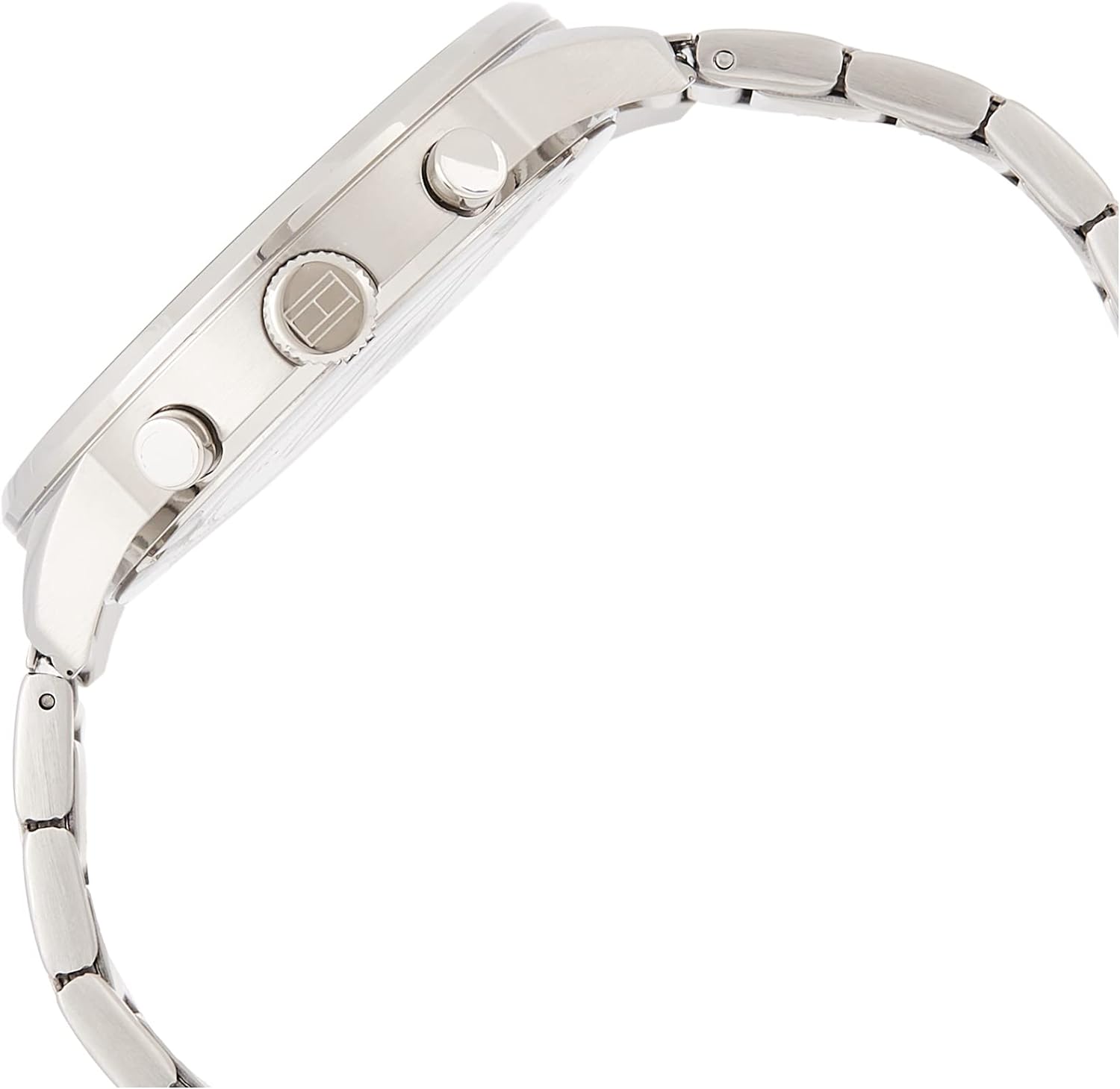 Tommy Hilfiger Chase Multifunction Blue Dial Silver Steel Strap Watch for Men - 1791575