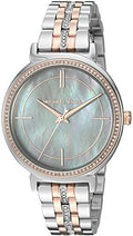  Shop Authentic Michael Kors Cinthia Mother of Pearl Grey Dial Two Tone Steel Strap Watch for Women - MK3642 - Luxxuri