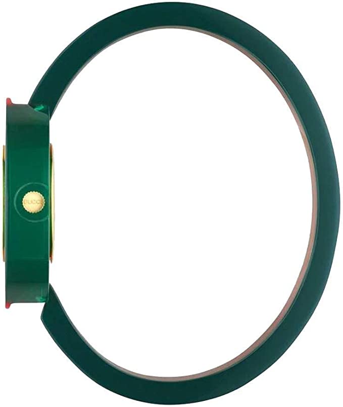  Shop Authentic Gucci Vintage Web Mother of Pearl Dial Two Tone Plastic Strap Watch For Women - YA143403 - Luxxuri