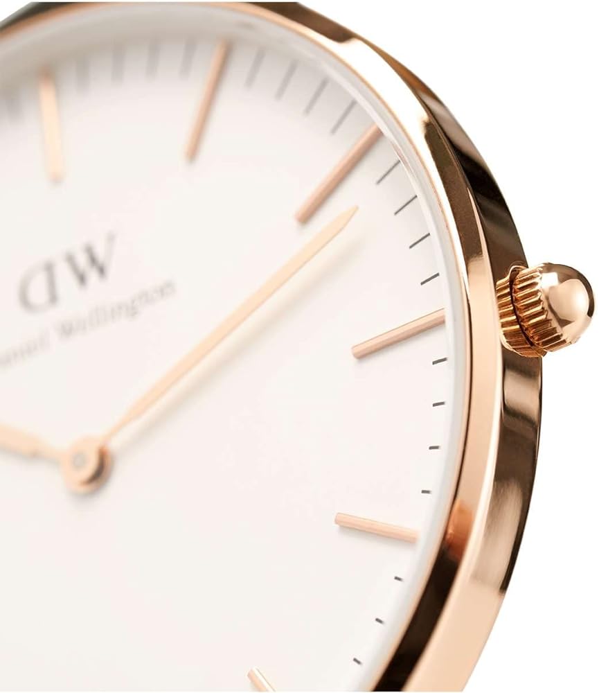  Shop Authentic Daniel Wellington Classic Cornwall White Dial Black Nylon Strap Watch For Women - DW00100259 - Luxxuri