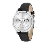  Shop Authentic Maserati Ricordo Silver Dial Black Leather Strap Watch For Men - R8871633001 - Luxxuri