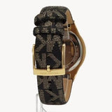  Shop Authentic Michael Kors Lennox Three Hand Black Dial Black Leather Strap Watch For Women - MK7307 - Luxxuri