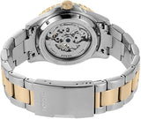  Shop Authentic Fossil FB-01 Automatic Skeleton Blue Dial Two Tone Steel Strap Watch for Men - ME3191 - Luxxuri