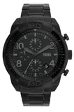  Shop Authentic Fossil Bronson Chronograph Black Dial Black Steel Strap Watch for Men - FS5712 - Luxxuri