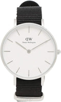  Shop Authentic Daniel Wellington Classic Petite Cornwall White Dial Black NATO Strap Watch For Women - DW00100254 - Luxxuri