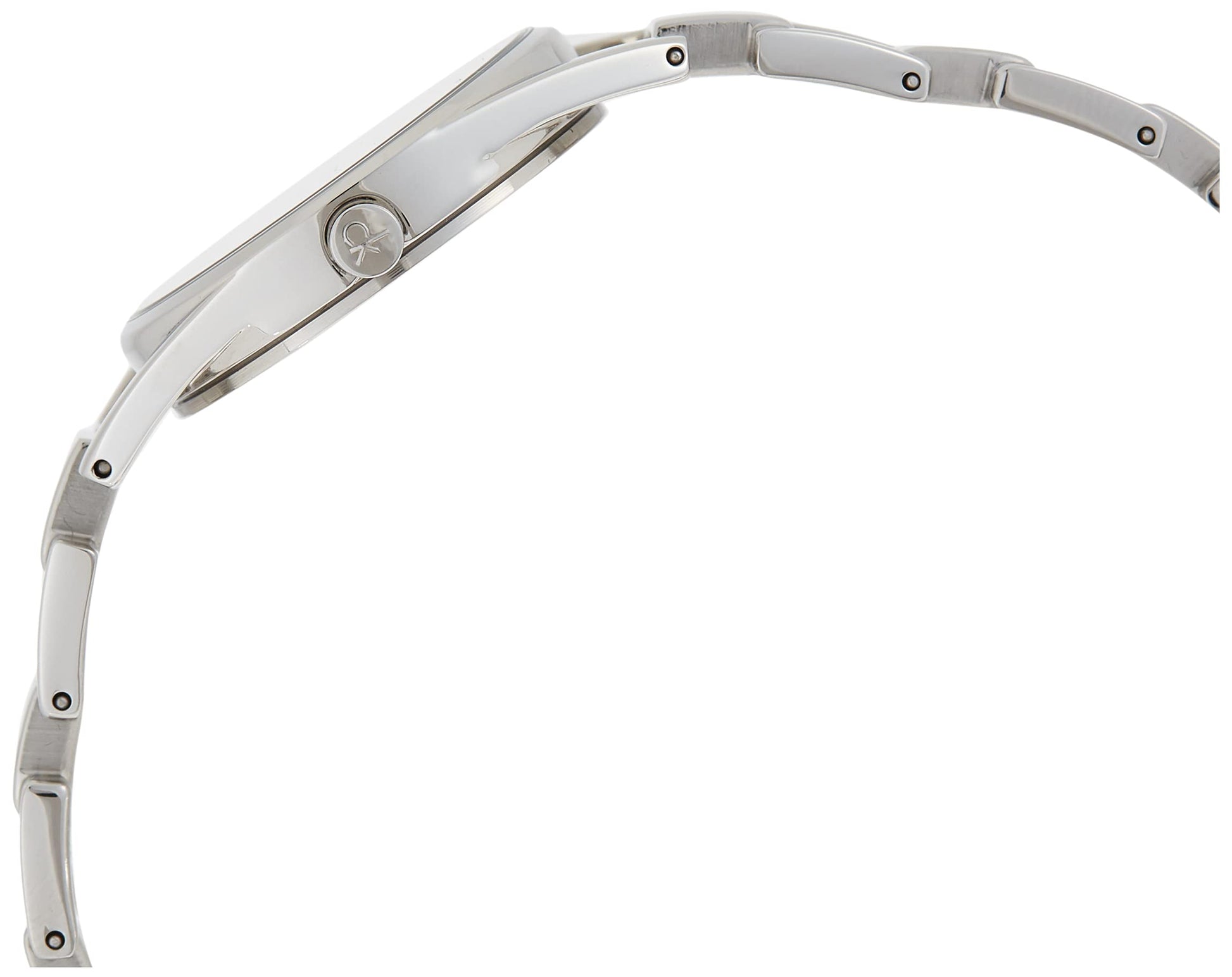  Shop Authentic Calvin Klein Dainty Black Dial Silver Steel Strap Watch for Women - K7L23141 - Luxxuri