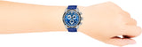  Shop Authentic Versace V-Ray Chronograph Quartz Blue Dial Blue Leather Strap Watch for Men - VE2I00721 - Luxxuri
