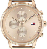  Shop Authentic Tommy Hilfiger Blake Chronograph Rose Gold Dial Rose Gold Mesh Bracelet Watch For Women - 1781907 - Luxxuri
