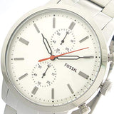  Shop Authentic Fossil Townsman White Dial Silver Steel Strap Watch for Men - FS5346 - Luxxuri