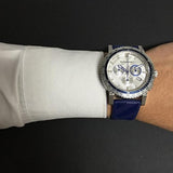  Shop Authentic Burberry City Sport Chronograph White Dial Blue Rubber Strap Watch For Men - BU9808 - Luxxuri