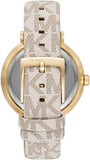  Shop Authentic Michael Kors Pyper Analog Silver Dial White Leather Strap Watch for Women - MK2946 - Luxxuri