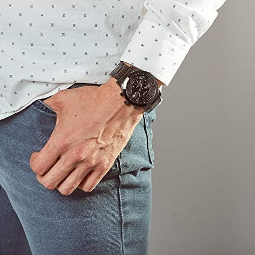  Shop Authentic Guess Atlas Chronograph Black Dial Black Steel Strap Watch For Men - W0668G5 - Luxxuri