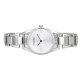  Shop Authentic Calvin Klein Dainty Diamonds Silver Dial Sliver Steel Strap Watch for Women - K7L2314T - Luxxuri