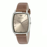  Shop Authentic Emporio Armani Epsilon Quartz Brown Dial Brown Leather Strap Watch For Men - AR2489 - Luxxuri