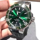  Shop Authentic Oris Aquis Date Green Dial Black Rubber Strap Watch for Men - 0173377304157-0742464EB - Luxxuri