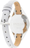  Shop Authentic Calvin Klein Rebel White Dial White Leather Strap Watch for Women - K8P231L6 - Luxxuri