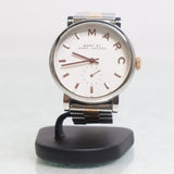  Shop Authentic Marc Jacobs Baker White Dial Two Tone Steel Strap Watch for Women - MBM3312 - Luxxuri