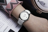  Shop Authentic Tissot Couturier Lady Silver Dial White Leather Strap Watch For Women - T035.210.16.011.00 - Luxxuri