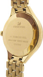  Shop Authentic Swarovski Lovely Crystals White Dial Gold Steel Strap Watch for Women - 5242895 - Luxxuri