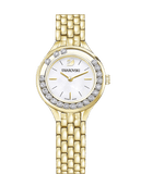  Shop Authentic Swarovski Lovely Crystals White Dial Gold Steel Strap Watch for Women - 5242895 - Luxxuri