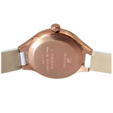  Shop Authentic Swarovski Lovely Crystals Mother of Pearl Dial White Leather Strap Watch for Women - 5242904 - Luxxuri