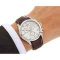  Shop Authentic Tissot Couturier Chronograph White Dial Brown Leather Strap Watch For Men - T035.617.16.031.00 - Luxxuri