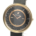  Shop Authentic Swarovski Crystalline Pure Black Dial Black Leather Strap Watch for Women - 5275043 - Luxxuri