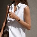  Shop Authentic Daniel Wellington Quadro Melrose Black Dial Rose Gold Mesh Bracelet Watch For Women - DW00100432 - Luxxuri
