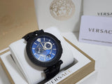  Shop Authentic Versace V Race Chronograph Quartz Blue Dial Blue Leather Strap Watch For Men - VEBV00419 - Luxxuri