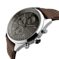  Shop Authentic Hugo Boss Grand Prix Grey Dial Brown Leather Strap Watch for Men -  1513476 - Luxxuri