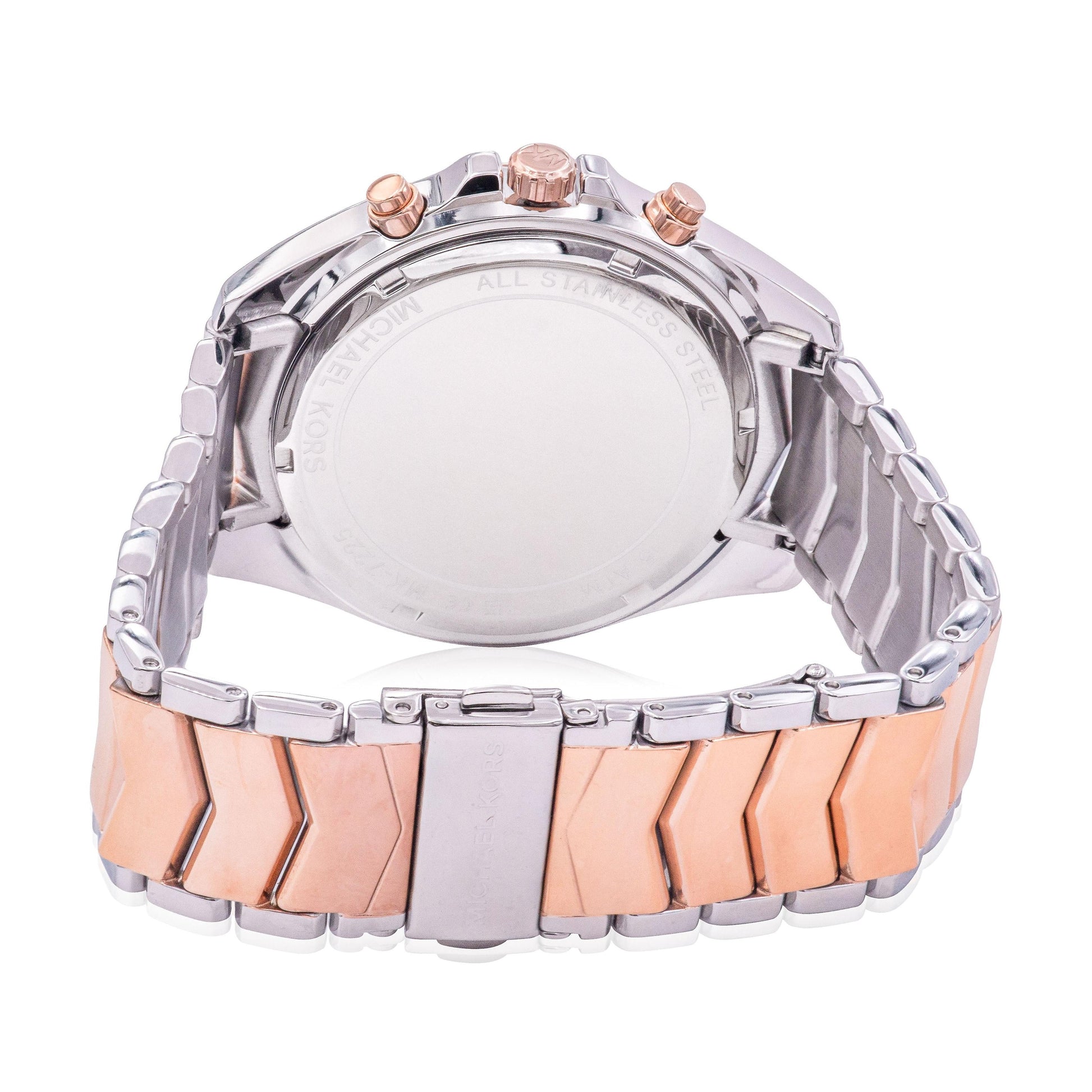  Shop Authentic Michael Kors Whitney Chronograph Silver Dial Two Tone Steel Strap Watch For Women - MK7225 - Luxxuri