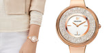  Shop Authentic Swarovski Crystalline Bracelet White Dial Rose Gold Steel Strap Watch for Women - 5269250 - Luxxuri
