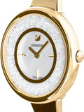  Shop Authentic Swarovski Crystalline Bracelet White Dial Gold Steel Strap Watch for Women - 5269253 - Luxxuri