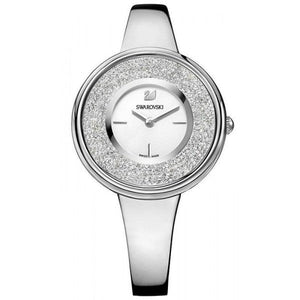  Shop Authentic Swarovski Crystalline Pure Silver Dial Silver Steel Strap Watch for Women - 5269256 - Luxxuri