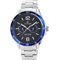  Shop Authentic Tommy Hilfiger Erik Chronograph Blue Dial Silver Steel Strap Watch for Men - 1791366 - Luxxuri