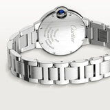  Shop Authentic Cartier Ballon Bleu de Cartier Pink Dial Silver Steel Strap Watch for Women - WSBB0046 - Luxxuri
