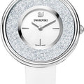  Shop Authentic Swarovski Crystalline Pure White Dial White Leather Strap Watch for Women - 5275046 - Luxxuri