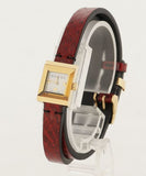  Shop Authentic Gucci G Frame White Dial Red Leather Strap Watch For Women - YA128524 - Luxxuri
