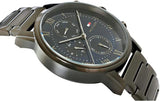  Shop Authentic Tommy Hilfiger Kane Quartz Blue Dial Black Steel Strap Watch for Men - 1791456 - Luxxuri