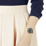  Shop Authentic Swarovski Crystalline Pure Black Dial Rose Gold Steel Strap Watch for Women - 5295334 - Luxxuri