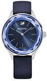  Shop Authentic Swarovski Octea Nova Blue Dial Blue Leather Strap Watch for Women - 5295349 - Luxxuri