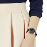  Shop Authentic Swarovski Octea Nova Grey Dial Grey Leather Strap Watch for Women - 5295358 - Luxxuri