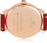  Shop Authentic Swarovski Crystalline Hours Red Crystal Dial Red Leather Strap Watch for Women - 5295380 - Luxxuri