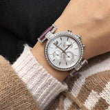  Shop Authentic Swarovski Era Journey Chronograph Silver Dial Purple Leather Strap Watch for Women - 5296835 - Luxxuri