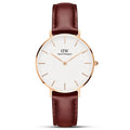  Shop Authentic Daniel Wellington Petite St Mawes White Dial Brown Leather Strap Watch For Women - DW00100175 - Luxxuri