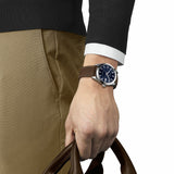  Shop Authentic Tissot Gentleman Powermatic 80 Silicium Blue Dial Brown Leather Strap Watch For Men - T127.407.16.041.00 - Luxxuri