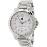 Shop Authentic Tommy Hilfiger White Dial Silver Steel Strap Watch for Women - 1781397 - Luxxuri