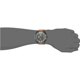  Shop Authentic Diesel Mega Chief Grey Dial Brown Leather Strap Watch For Men - DZ4463 - Luxxuri