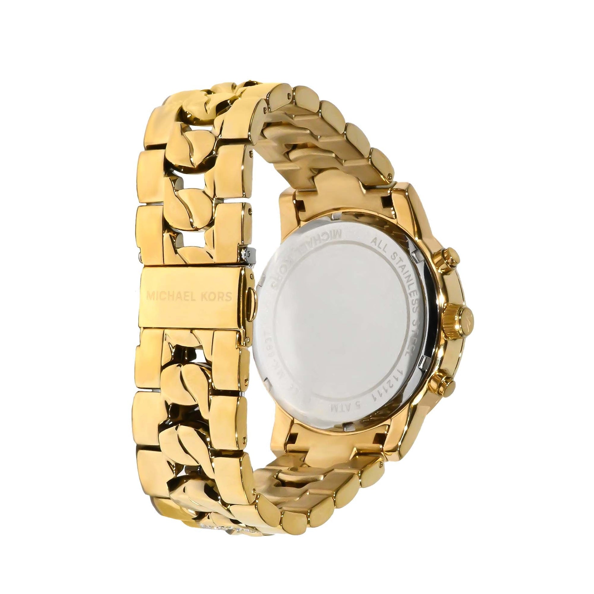  Shop Authentic Michael Kors Ritz Chronograph Gold Dial Gold Steel Strap Watch For Women - MK6937 - Luxxuri