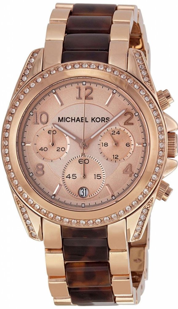  Shop Authentic Michael Kors Blair Rose Gold Dial Two Tone Steel Strap Watch For Women - MK5859 - Luxxuri